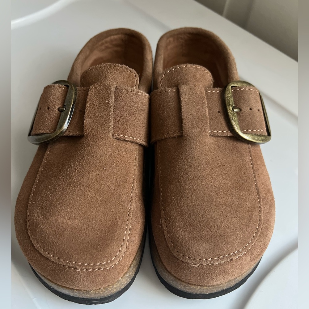 Size 6 Sonoma Goods For Life® Women's Chestnut Mule Clogs - Picture 2 of 7